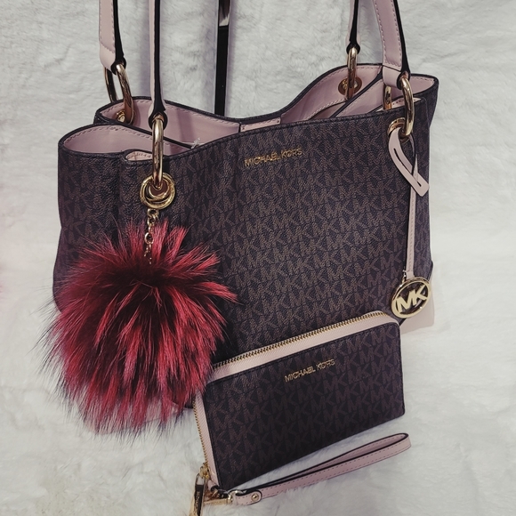 Michael Kors 3 PCS Set Signature Purse Bag ++ NWT - Picture 11 of 11